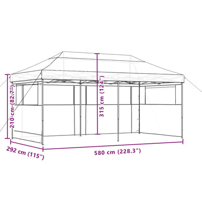 Partytent Inklapbaar Pop-Up Beige