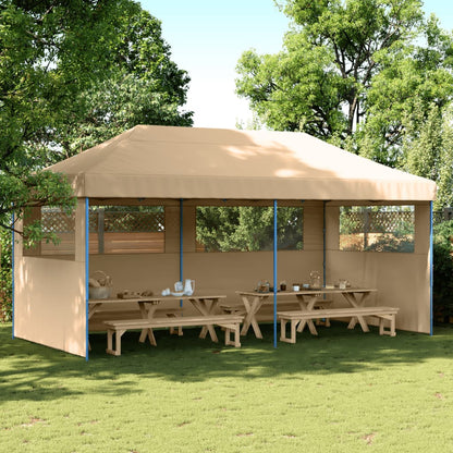 Partytent Inklapbaar Pop-Up Beige