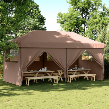 Partytent Inklapbaar Pop-Up Bruin