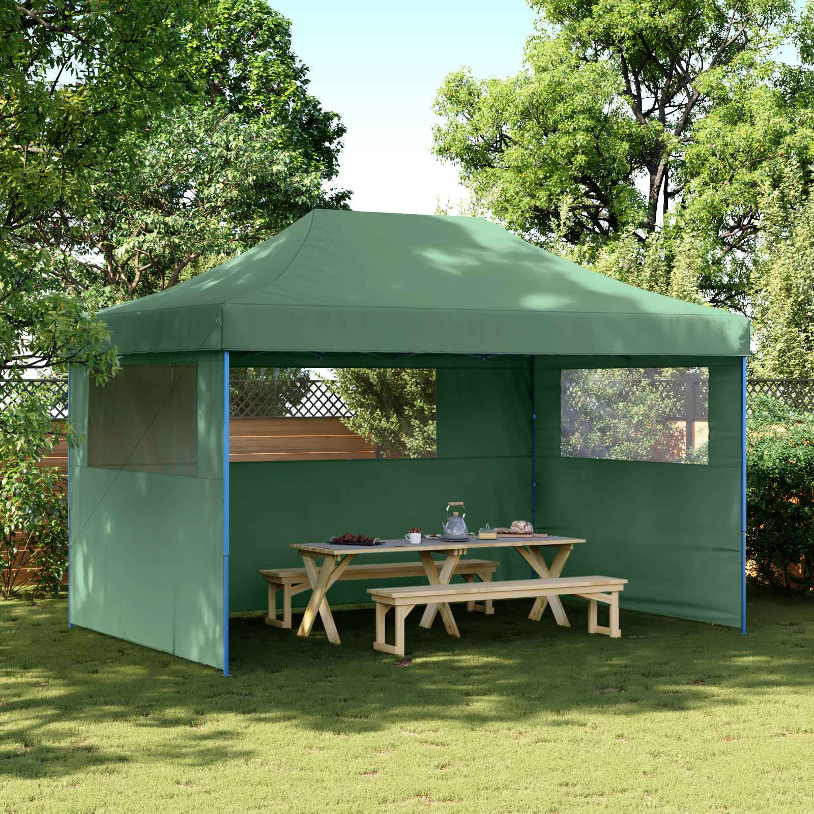 Partytent Inklapbaar Pop-Up Groen