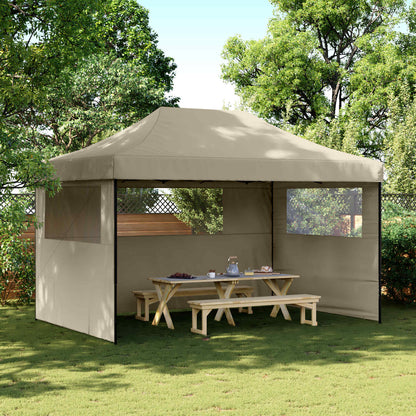 Partytent Inklapbaar Pop-Up Taupe