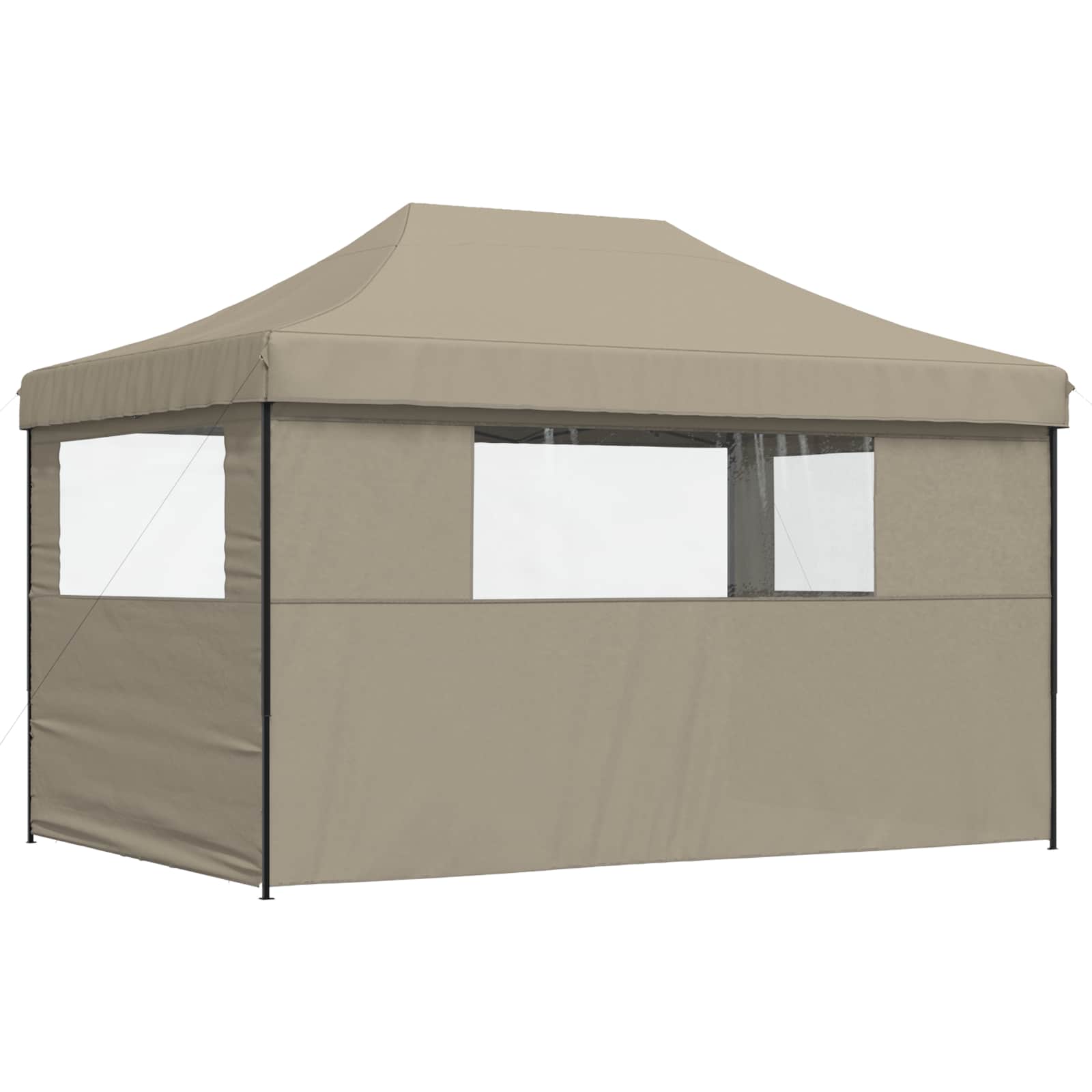 Partytent Inklapbaar Pop-Up Taupe