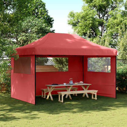 Partytent Inklapbaar Pop-Up Bordeauxrood