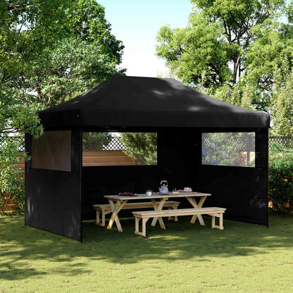 Partytent Inklapbaar Pop-Up Zwart
