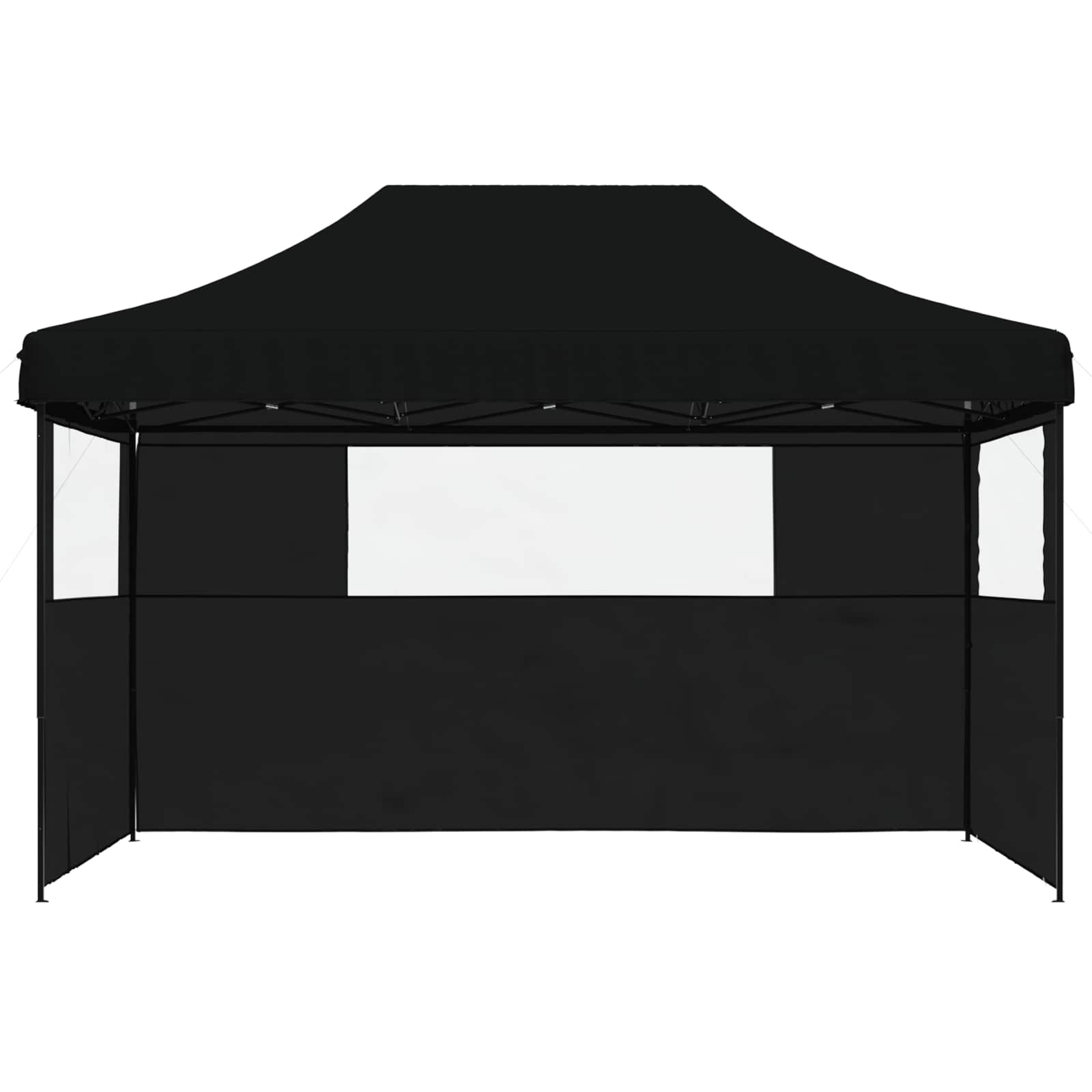 Partytent Inklapbaar Pop-Up Zwart