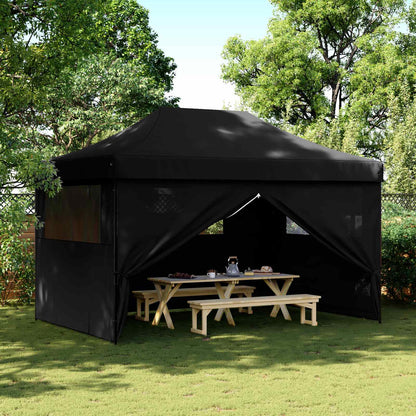 Partytent Inklapbaar Pop-Up Zwart