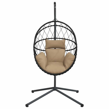 Hangstoel Met Standaard Rattan En Staal