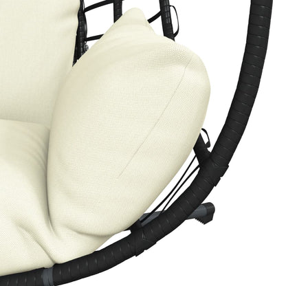 Hangstoel Met Standaard Rattan En Staal