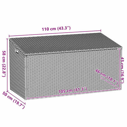 Tuinbox Poly Rattan