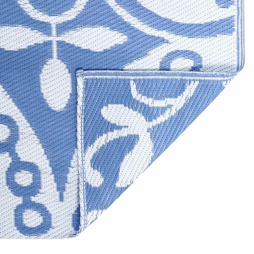Buitentapijt Bloemen Arakil Baby Blauw En Wit 400 × 300 Cm