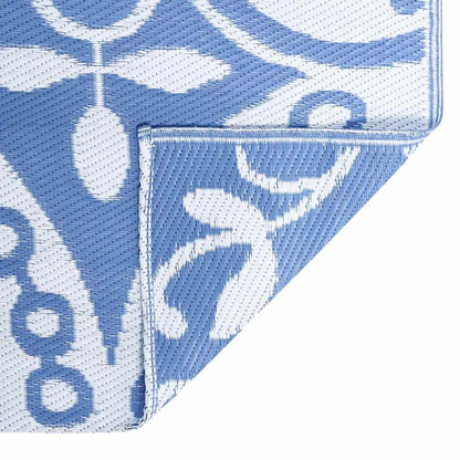 Buitentapijt Bloemen Arakil Baby Blauw En Wit 400 × 300 Cm