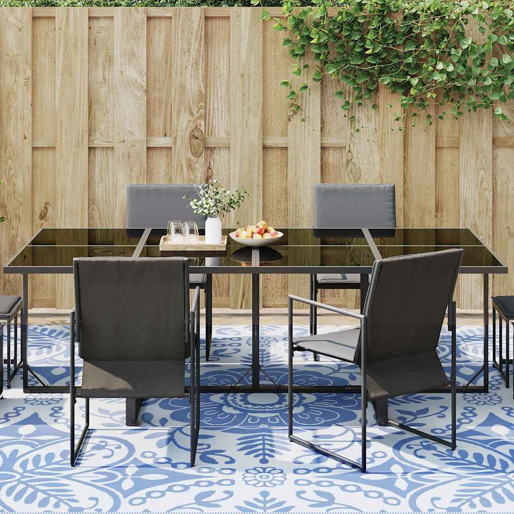 Buitentapijt Bloemen Arakil Baby Blauw En Wit 400 × 300 Cm