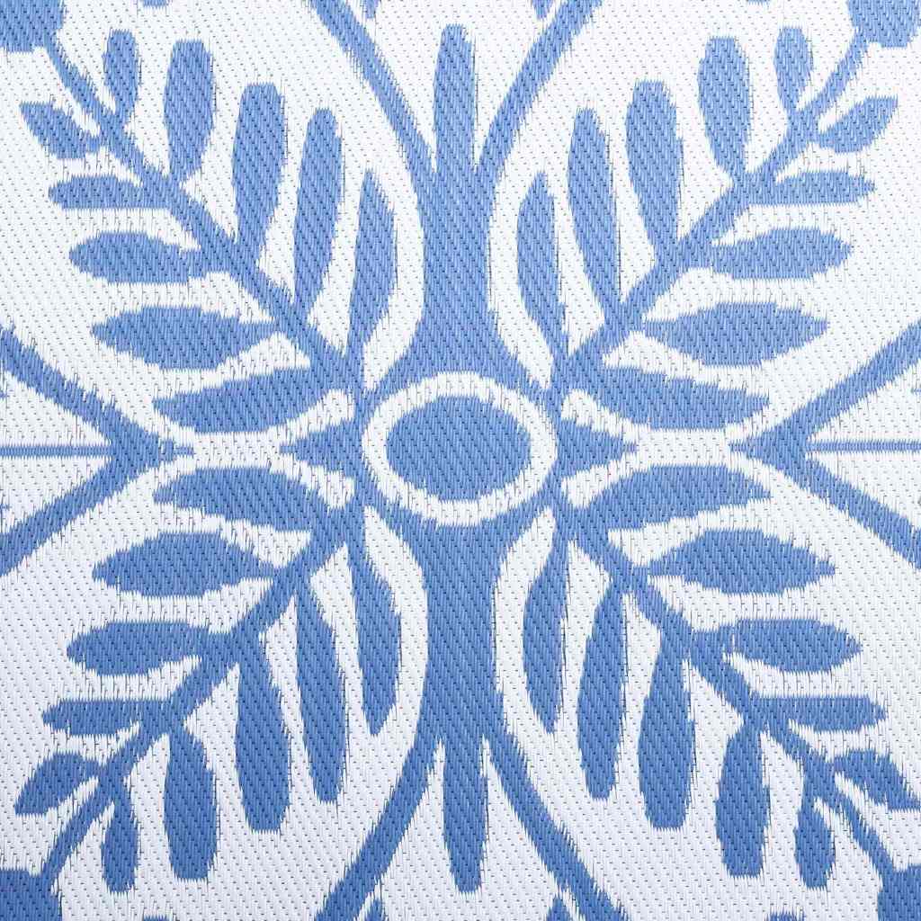 Buitentapijt Bloemen Arakil Baby Blauw En Wit 400 × 300 Cm