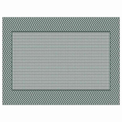 Buitentapijt Arakil Groen En Wit 400 × 300 Cm 50% Polypropyleen Blad