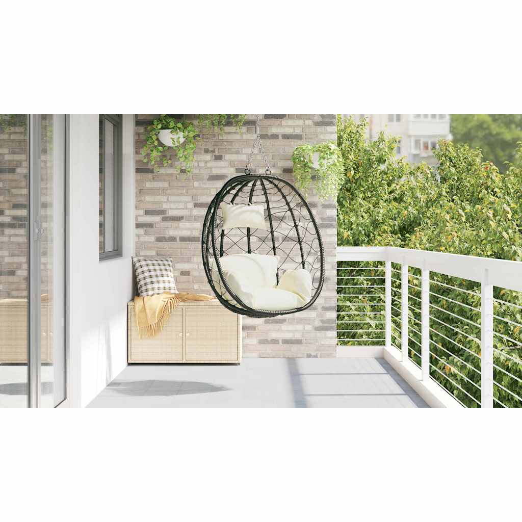 Hangende Ei-Stoel 91,5 X 54,5 X 107 Cm Poly Rattan