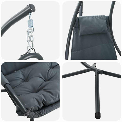 Hangende Ei-Stoel 94 X 107 X 196,5 Cm Staal