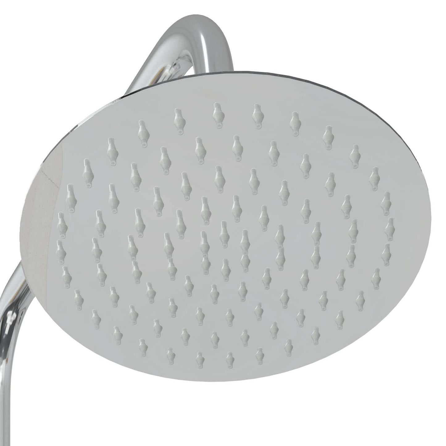 Buitendouche 206 Cm Massief Grenenhout En Roestvrij Staal Wit