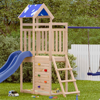 Speeltoren Bruin 110,5 X 52,5 X 215Cm Massief Douglas Hout