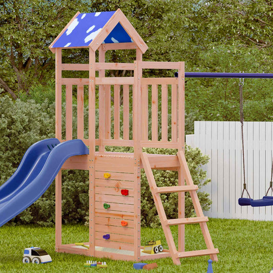 Speeltoren Bruin 110,5 X 52,5 X 215Cm Massief Douglas Hout