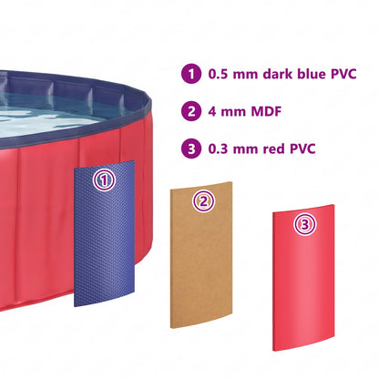Kinderen Zwembad Ø Dik Pvc En Gelaagd Hout