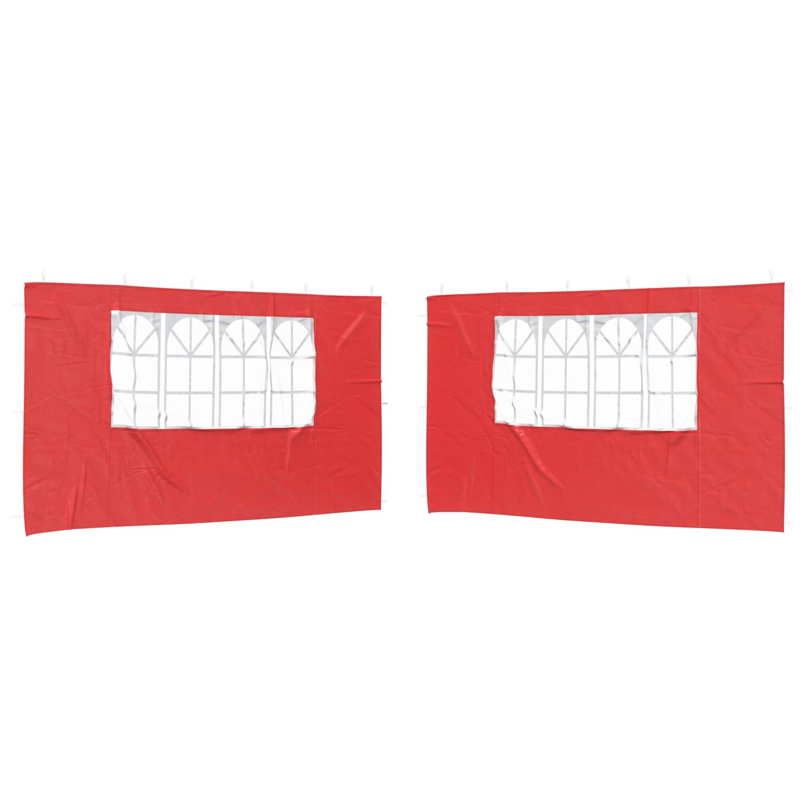 Party Tent Zijwand 2 Pcs Pe En Staal