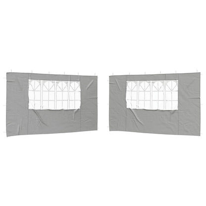 Party Tent Zijwand 2 Pcs Pe En Staal